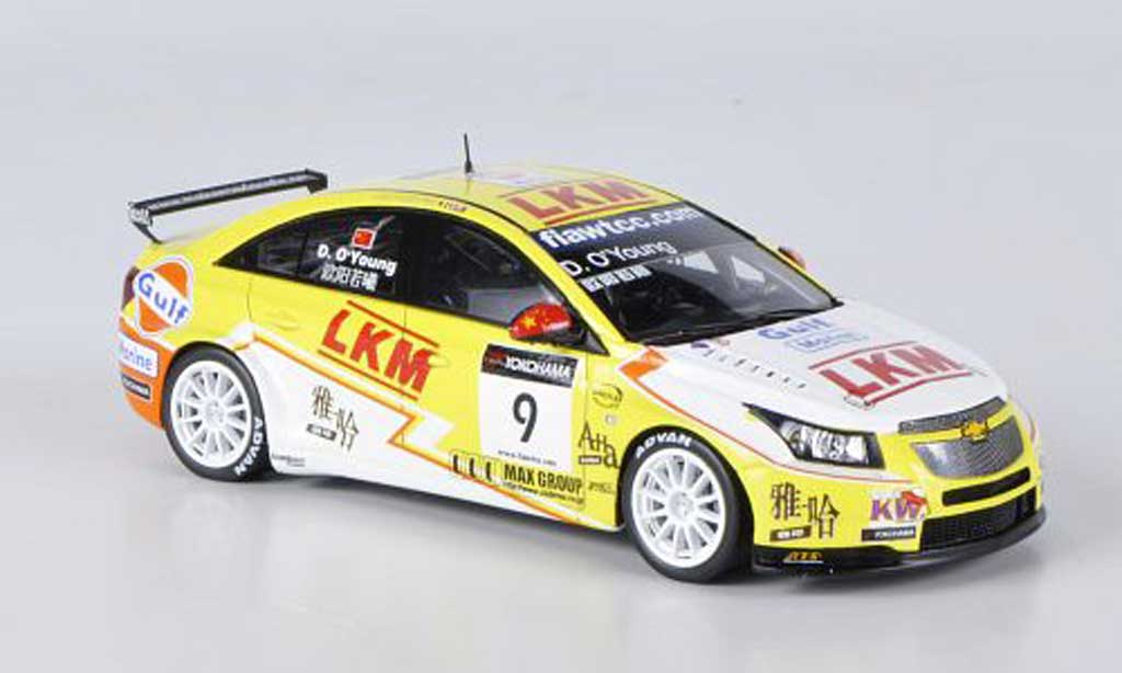 Chevrolet Cruze 2011 1/43 Spark 2011 1.6T No.9 D.O'Young WTCC GP Macau modellino in miniatura