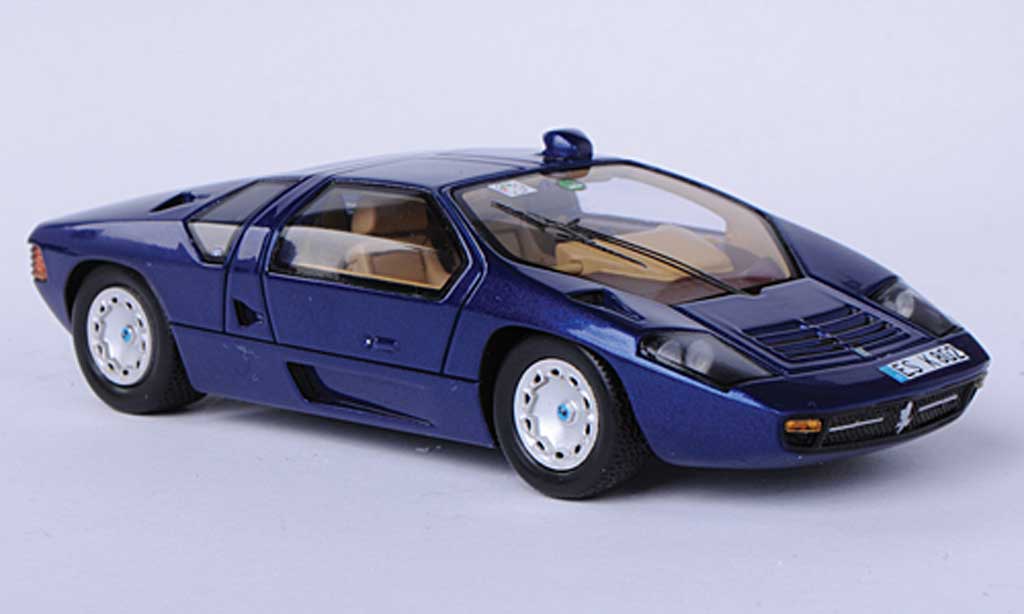 Isdera Imperator 1/43 Spark 108i blu 1984 modellino in miniatura