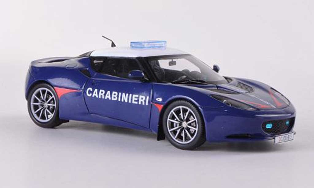 Lotus Evora S 1/43 Spark S Carabinieri Polizei (I) LHD 2011 modellino in miniatura