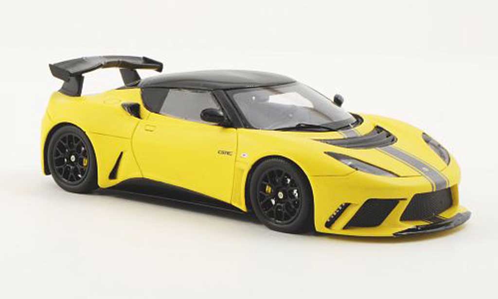 Lotus Evora GTE 1/43 Spark GTE giallo/grigio/carbon LHD 2011 modellino in miniatura