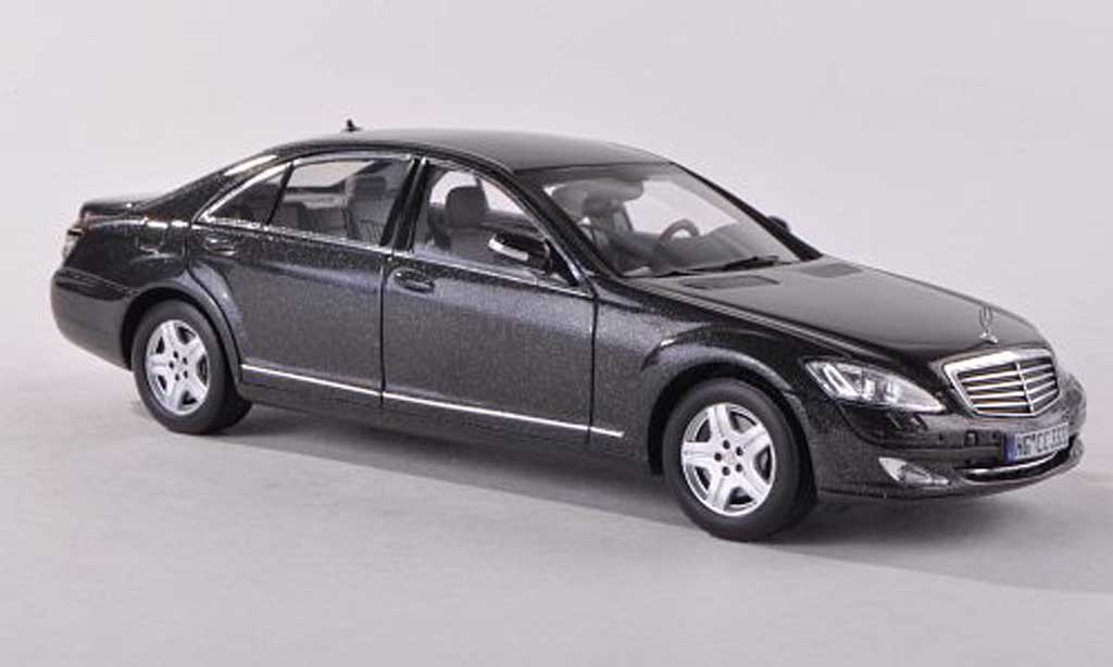 Mercedes W 221 1/43 Spark S classe nero-grigio modellino in miniatura