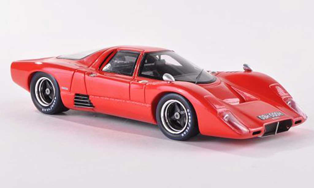 McLaren M6 1/43 Spark GT rosso 1969 modellino in miniatura