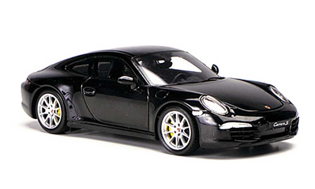 Porsche 991 S 1/43 Spark Carrera S nero 2012 modellino in miniatura