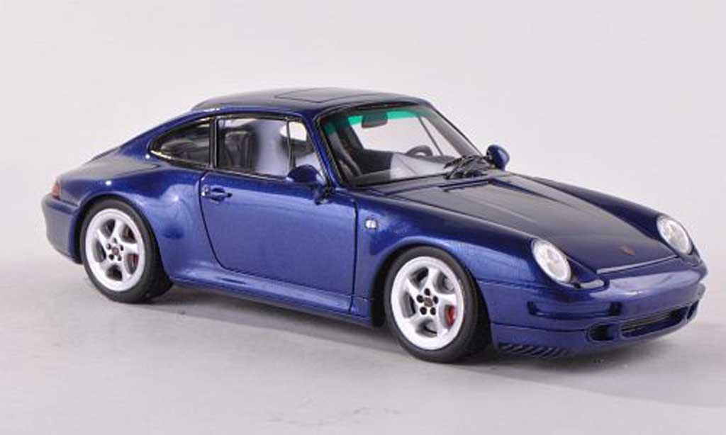 Porsche 993 4S 1/43 Spark Carrera 4S blu 1995 modellino in miniatura