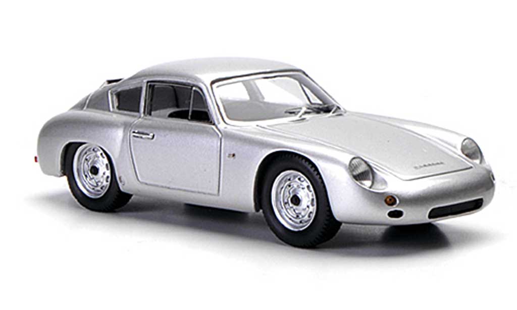 Porsche 356 1960 1/43 Spark 1960 B 1600 GTL Coupe Abarth grigio modellino in miniatura