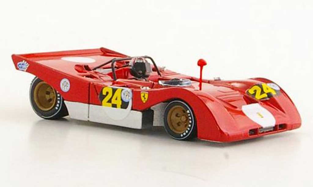 Ferrari 312 PB 1/43 Brumm PB No.24 I.Giunti 1000Km Buenos Aires 1971 modellino in miniatura