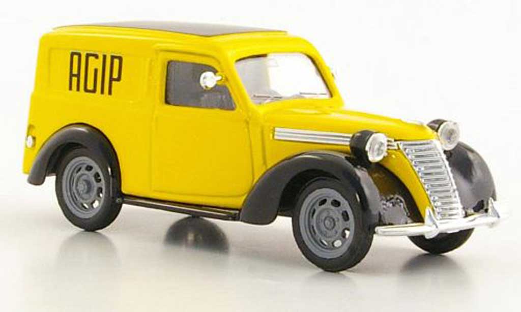 Fiat 1100 1/43 Brumm Furgone Agip 1950 modellino in miniatura