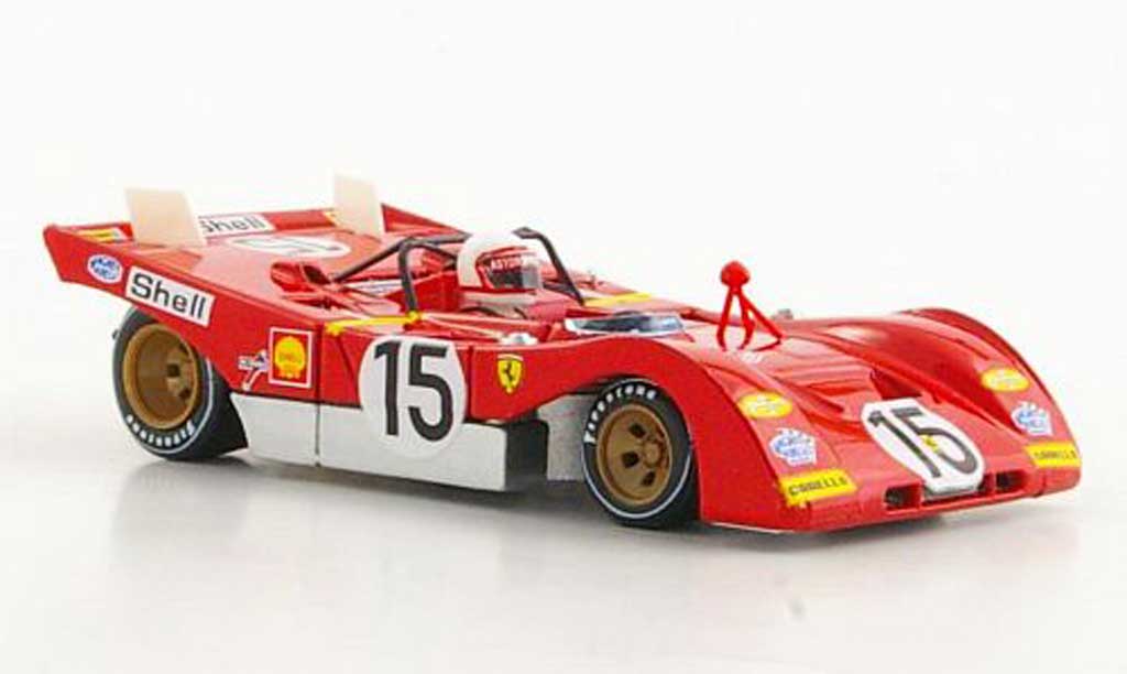 Ferrari 312 PB 1/43 Brumm PB No.15 J.Ickx / C.Regazzoni 1000Km Monza 1971 modellino in miniatura