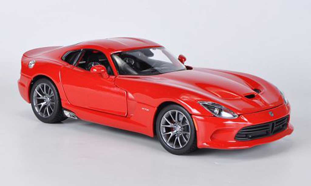 Dodge Viper SRT GTS 1/18 Maisto SRT GTS rosso 2013 modellino in miniatura