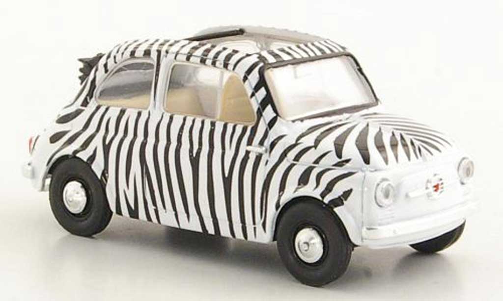 Fiat 500 1/43 Brumm Nuova ''Zebrata'' 1957 modellino in miniatura
