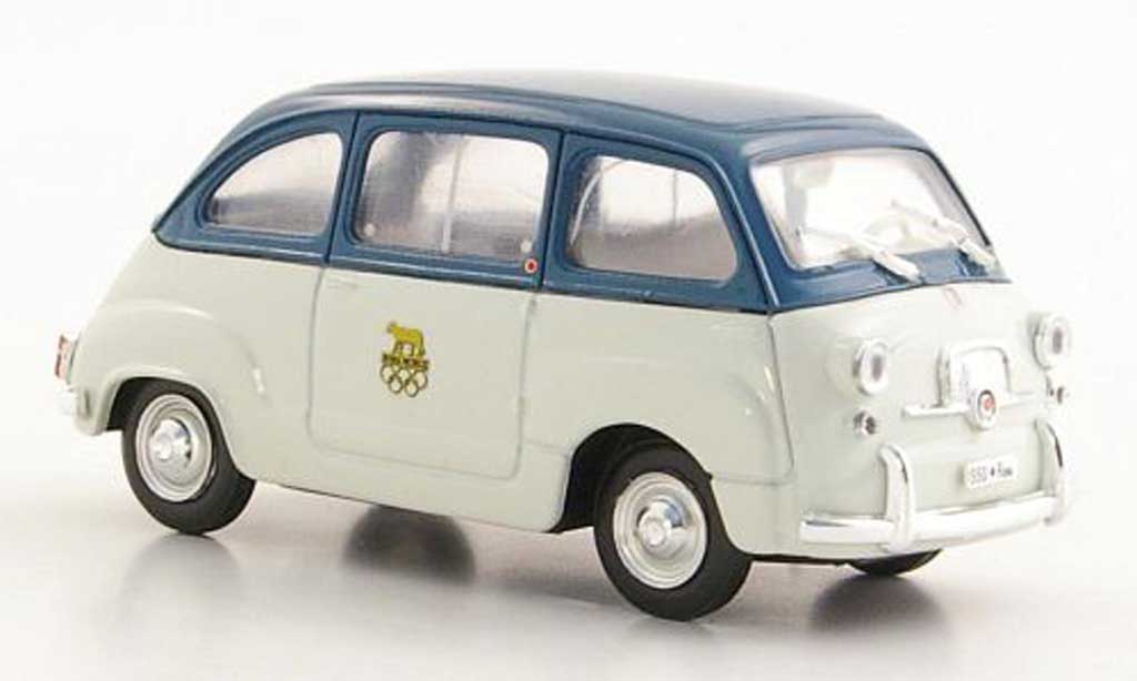 Fiat 600 1/43 Brumm D Multipla Abebe Bikila XVII. Olympiade Rom 1960 modellino in miniatura