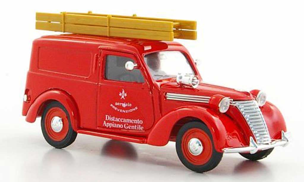 Fiat 1100 1/43 Brumm E Furgone pompier (I) 1949 modellino in miniatura