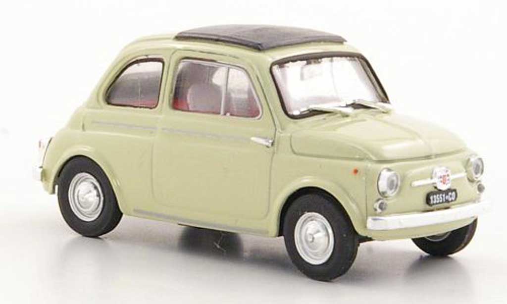 Fiat 500 D 1/43 Brumm D beige 1960 modellino in miniatura