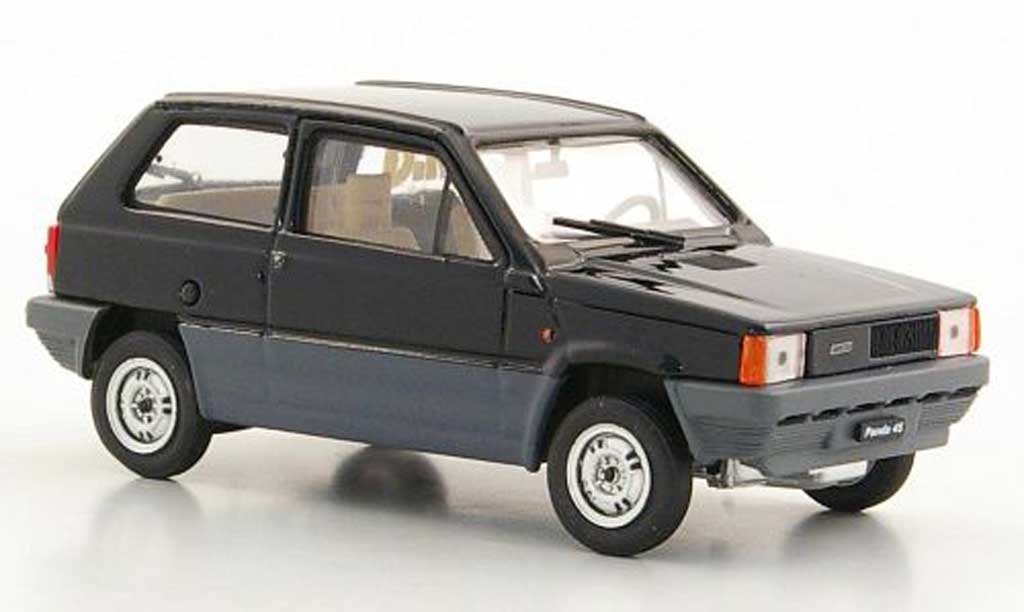 Fiat Panda 1/43 Brumm 45 nero 1980 modellino in miniatura
