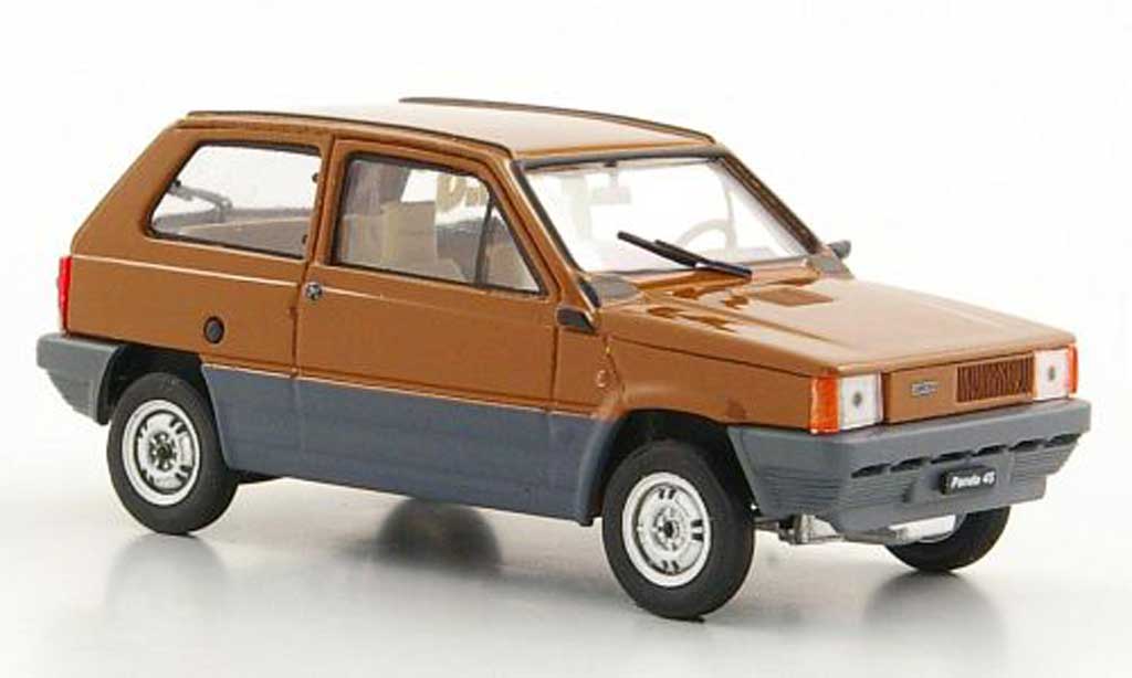 Fiat Panda 1/43 Brumm 45 marronee 1980 modellino in miniatura