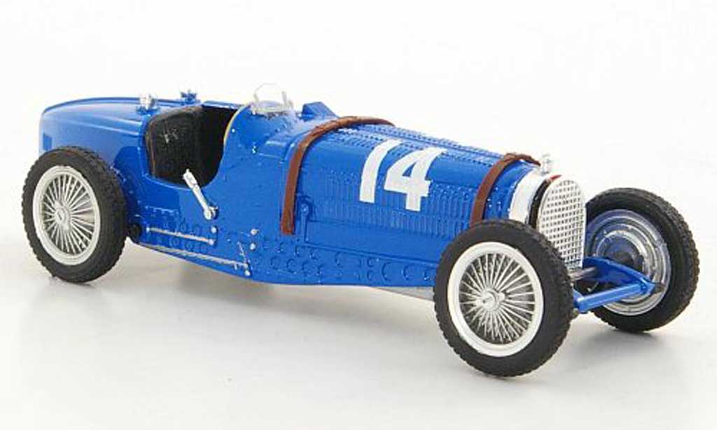 Bugatti Type 59 1/43 Brumm No.14 T.Nuvolari GP Frankreich 1934 modellino in miniatura