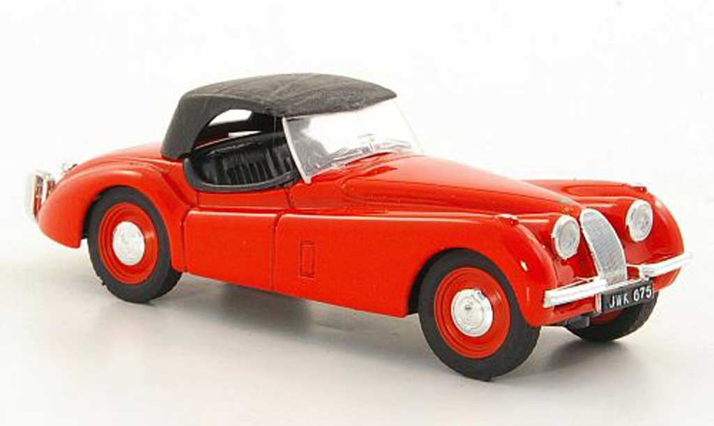 Jaguar XK 120 1/43 Brumm 120 rosso 1948 modellino in miniatura