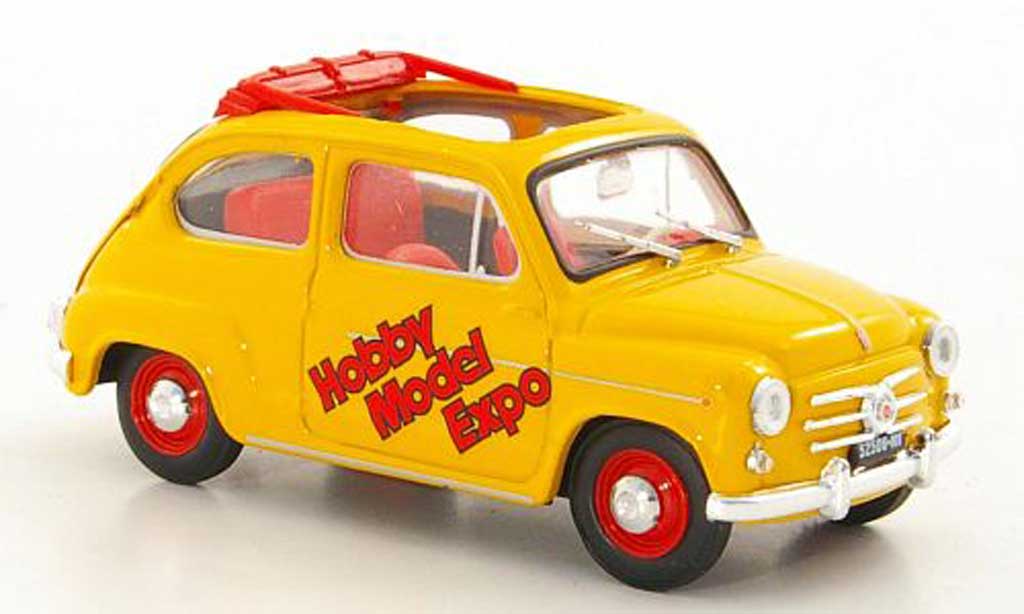 Fiat 600 1/43 Brumm D Hobby Model Expo 2004 geoffnetes Faltdach modellino in miniatura