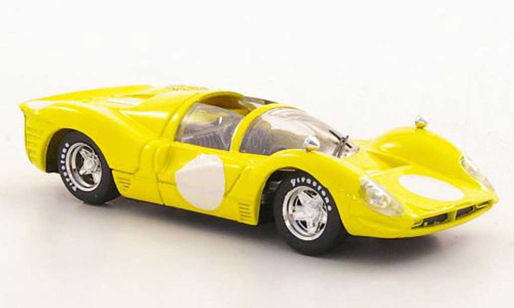 Ferrari 330 P4 1/43 Brumm P4 Spyder giallo 35a Borsa Scambio - Verona 2002 modellino in miniatura
