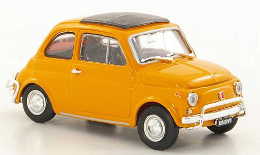 Fiat 500 L 1/43 Brumm L giallo 1968 modellino in miniatura