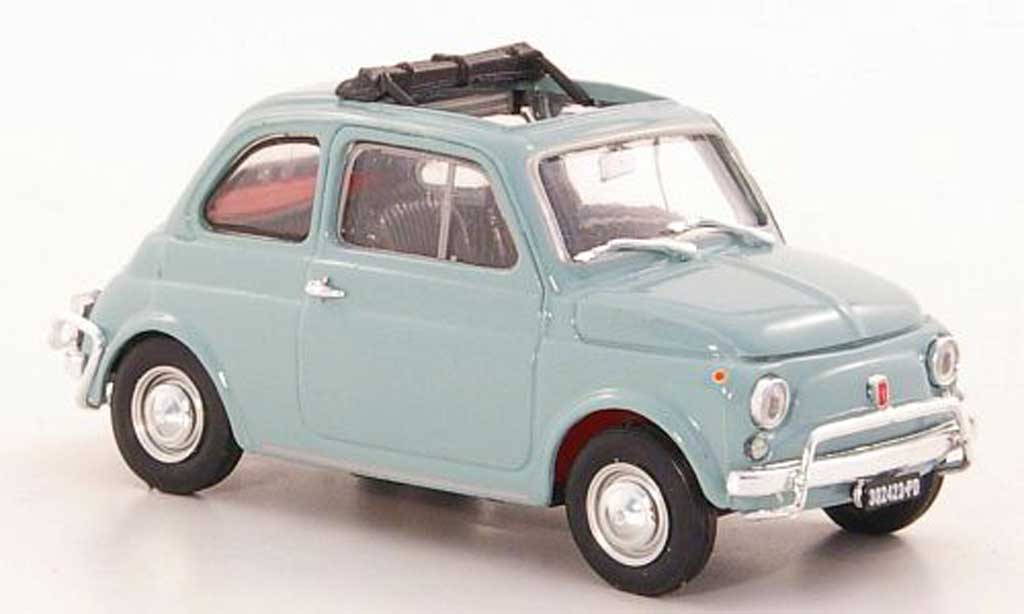 Fiat 500 L 1/43 Brumm L grigioblu 1968 modellino in miniatura