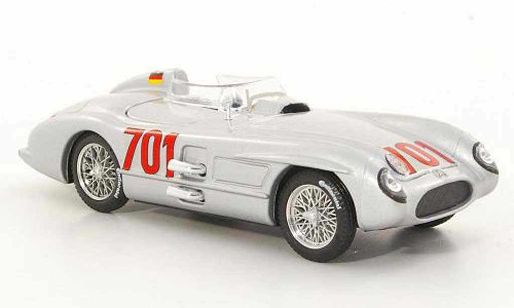 Mercedes 300 SLR 1/43 Brumm SLR No.701 K.Kling Mille Miglila 1955 modellino in miniatura