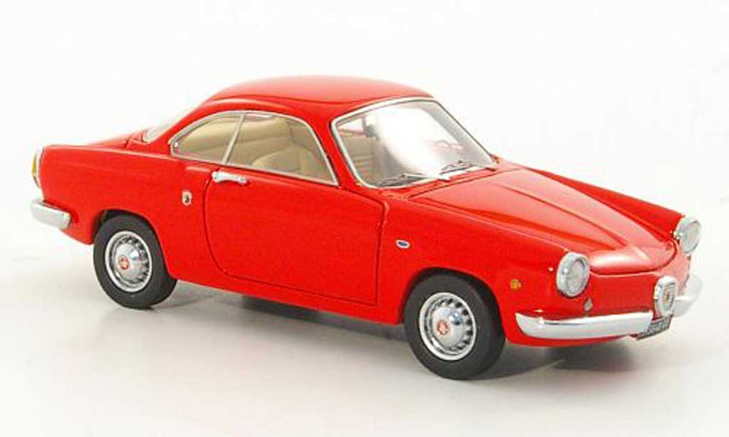 Abarth 850 coupe 1/43 Lux B coupe rosso 1959 modellino in miniatura