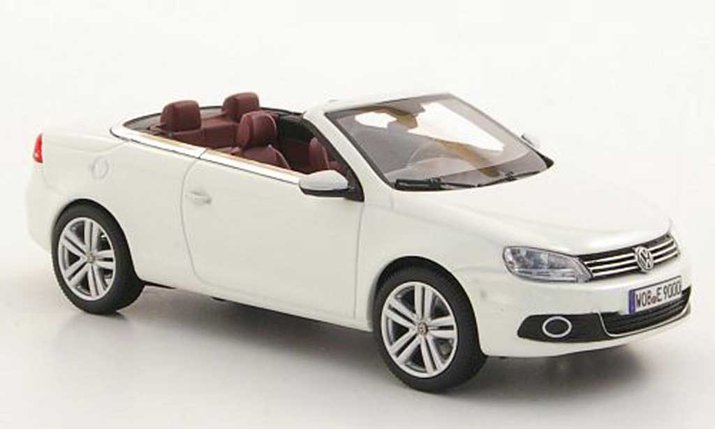 Volkswagen Eos 1/43 Kyosho bianco 2011 modellino in miniatura