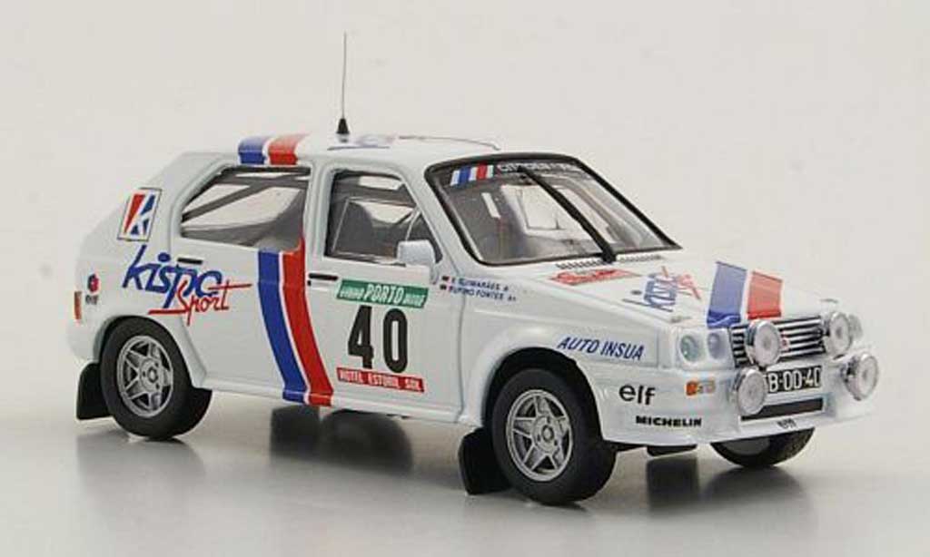 Citroen Visa 1/43 Mini Partes Chrono Gr.B No.40 R.Fontes / V.Guimaraes Rally Portugal 1983 modellino in miniatura