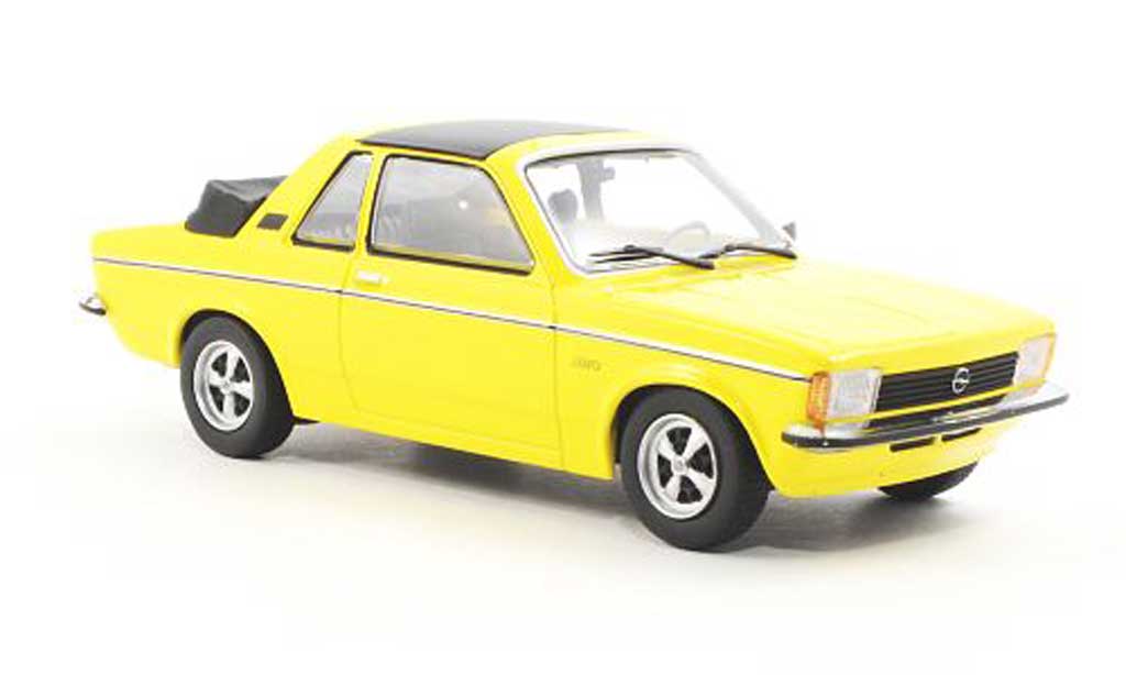 Opel Kadett C 1/43 Minichamps C Aero giallo Sondermodell MCW 1978 modellino in miniatura