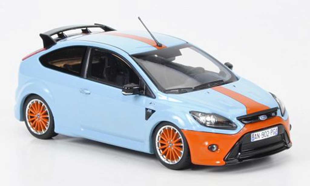 Ford Focus RS Le Mans 1/43 Minichamps RS Le Mans Edition blu (GT 40 Design 1968) Sondermodell MCW 2010 modellino in miniatura