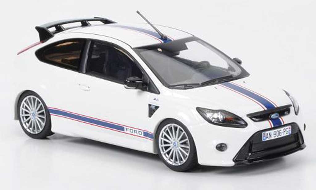 Ford Focus RS Le Mans 1/43 Minichamps RS Le Mans Edition bianco (GT 40 Design 1967) Sondermodell MCW 2010 modellino in miniatura