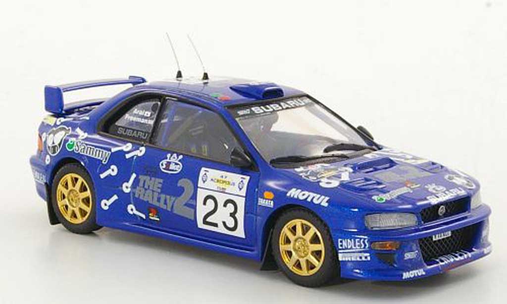 Subaru Impreza WRC 1/43 Trofeu WRC No.23 Arai / Freeman Rally Acropolis 2000 modellino in miniatura