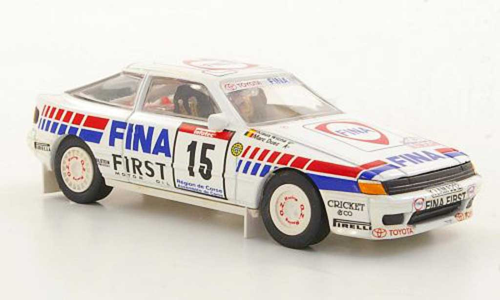 Toyota Celica GT4 1/43 Trofeu GT4 No.15 Fina M.Duez / K.Wicha Tour de Corse 1991 modellino in miniatura