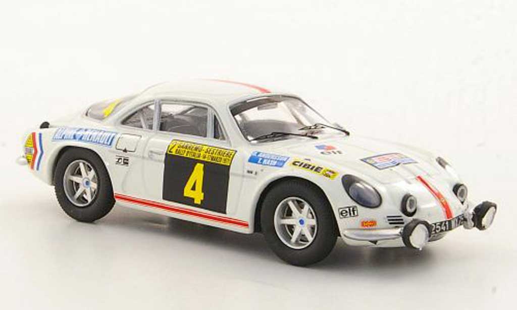 Alpine A110 1/43 Trofeu 1600S No.4 O.Andersson / T.Nash Rally San Remo 1971 modellino in miniatura