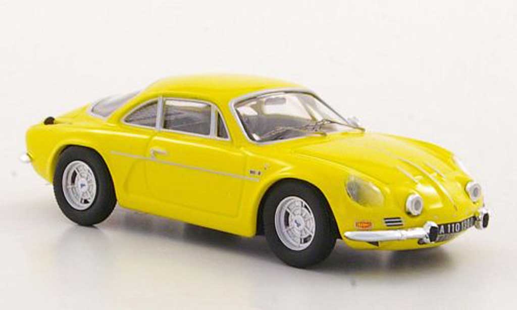 Alpine A110 1/43 Trofeu 1300 S giallo Strassenversion modellino in miniatura