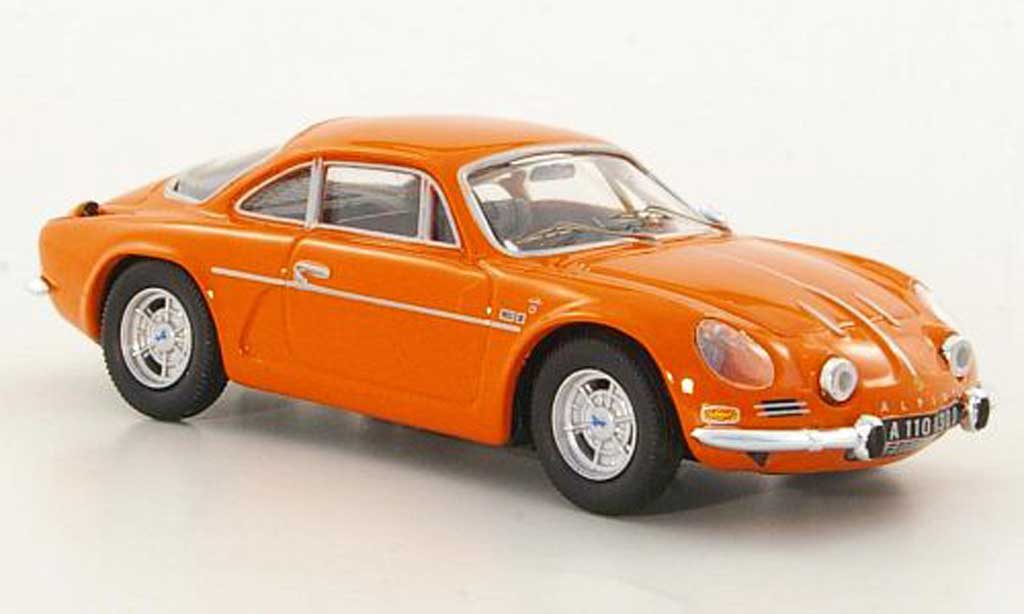 Alpine A110 1/43 Trofeu 1300 G orange Strassenversion modellino in miniatura