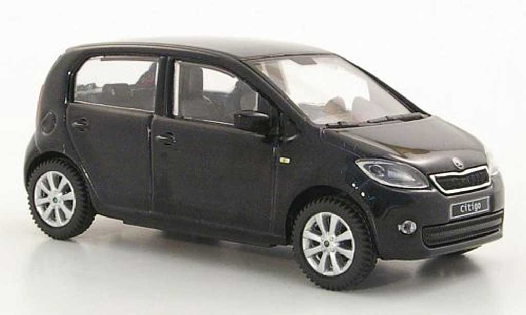 Skoda Citigo 1/43 Abrex nero 5-portes 2012 modellino in miniatura