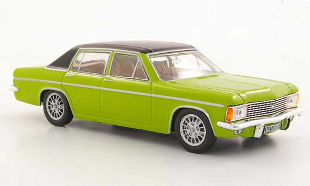Opel Admiral 1/43 Hachette B grun/nero (ohne Magazin) 1969 modellino in miniatura