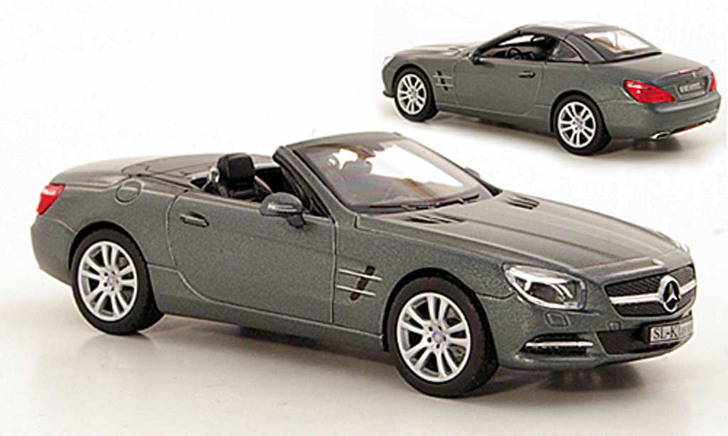 Mercedes Classe SL 1/43 Norev (R231) mattgrigio 2012 modellino in miniatura