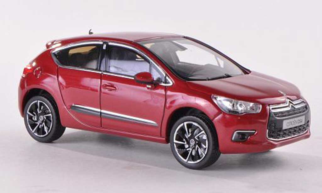 DS Automobiles DS4 1/43 Norev rosso 2011 modellino in miniatura