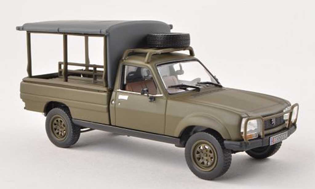 Peugeot 504 Pick up 1/43 Norev Pick up Army d-vert 1979 modellino in miniatura