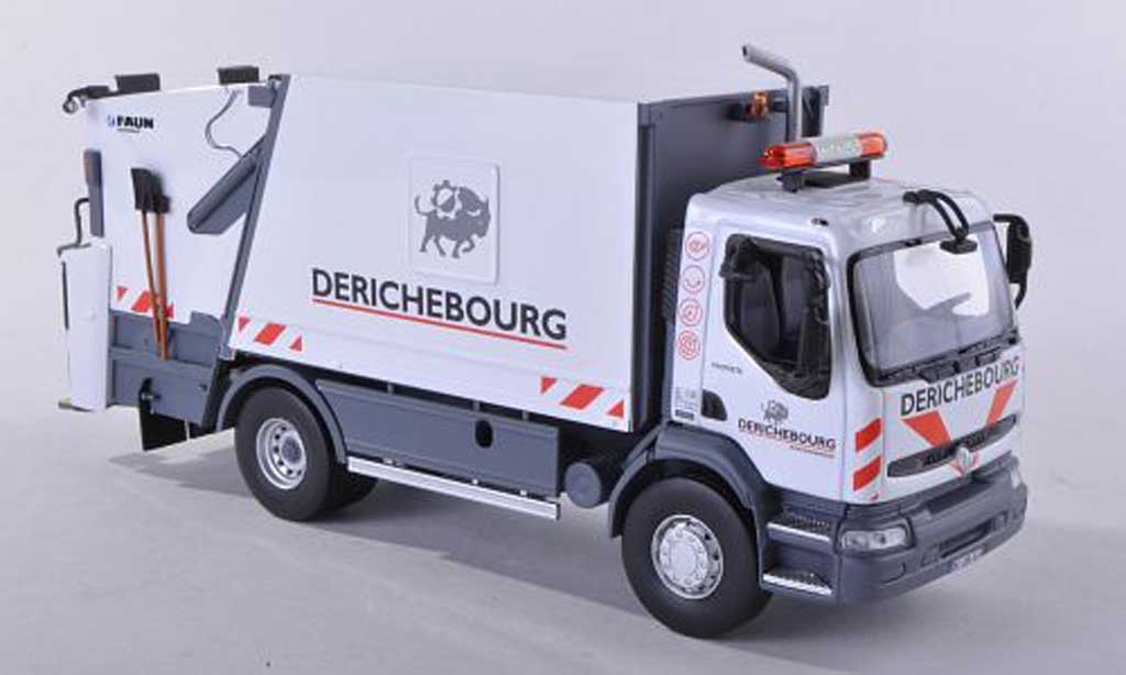 Renault Premium 1/43 Norev Mullwagen Derichebourg 2006 modellino in miniatura