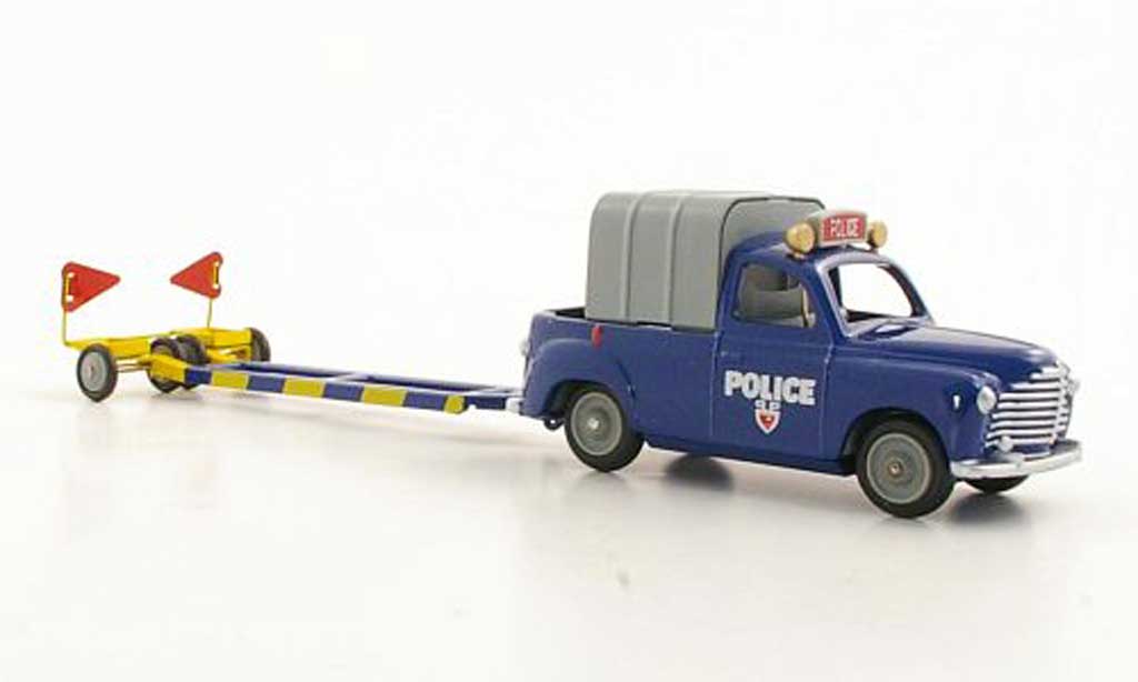 Renault Colorale 1/43 CIJ Police avec Anhanger modellino in miniatura