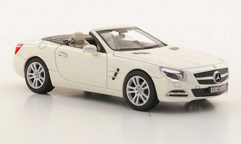 Mercedes Classe SL 1/43 Norev (R231) bianco 2012 modellino in miniatura