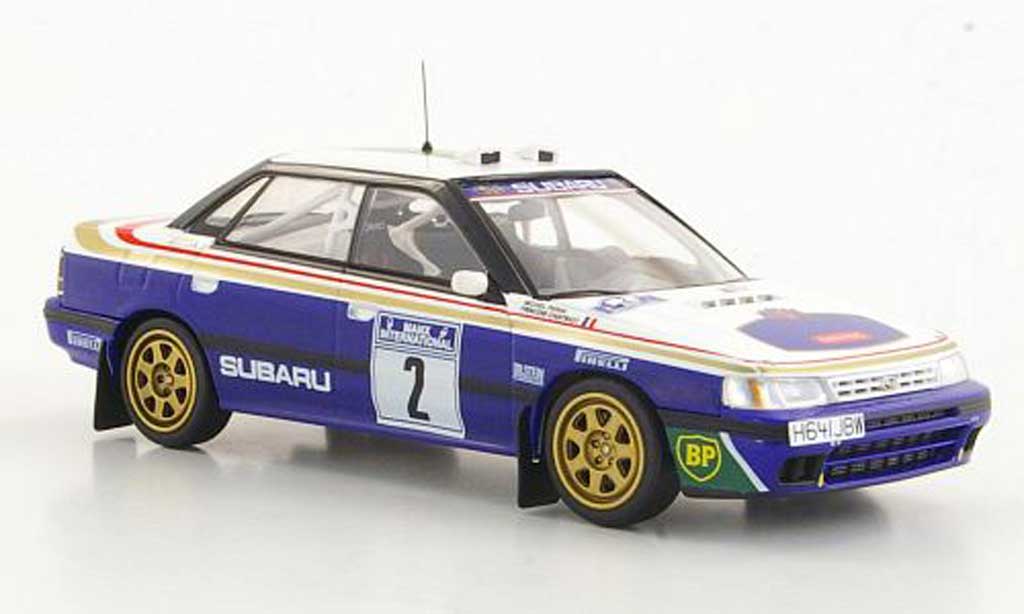 Subaru Legacy RS 1991 1/43 HPI RS 1991 No.2 F.Chatriot / M.Perin Manx Rally 1991 modellino in miniatura