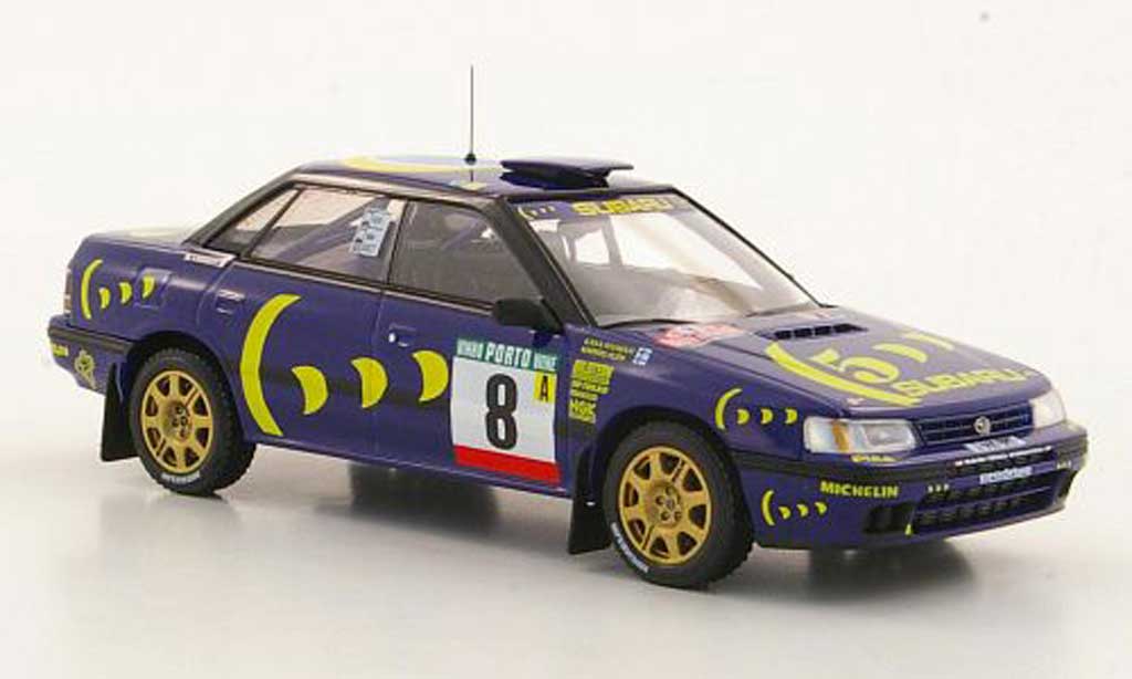Subaru Legacy RS 1993 1/43 HPI RS 1993 No.8 M.Alen / I.Kivimaki Rally Portugal modellino in miniatura