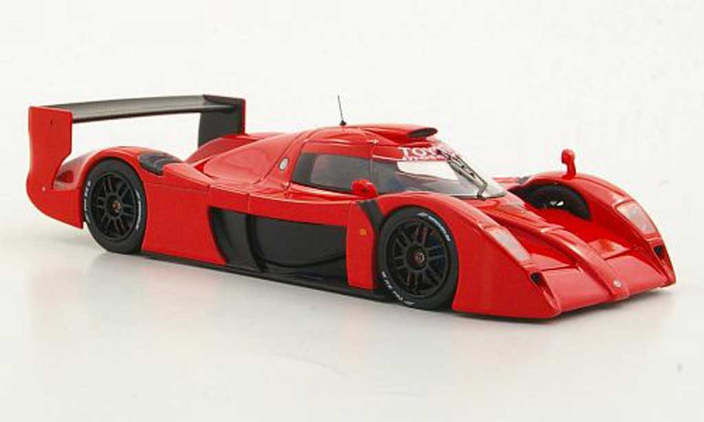 Toyota GT One 1/43 HPI rosso Testfahrzeug modellino in miniatura