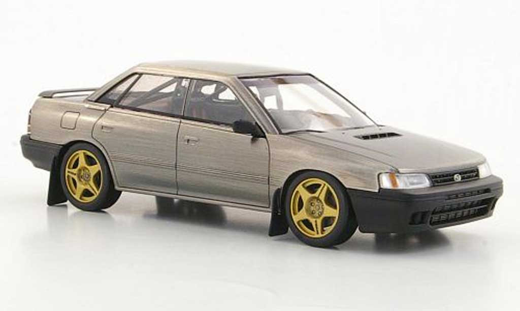 Subaru Legacy 1/43 HPI polierte Metalloptik modellino in miniatura