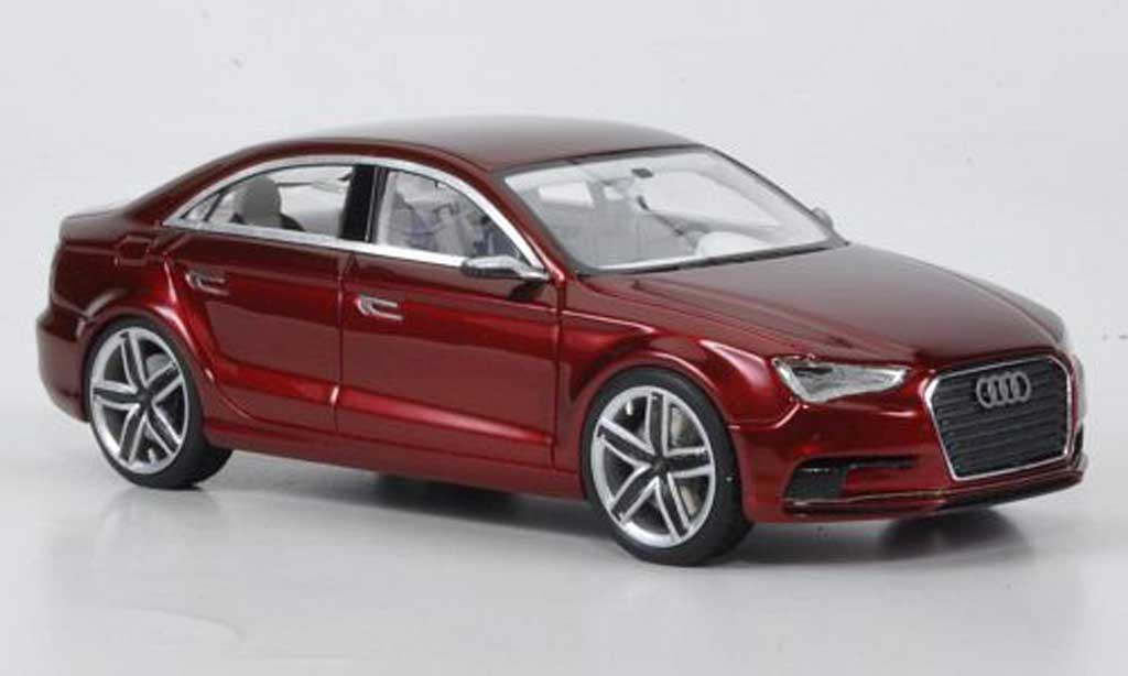 Audi A3 1/43 Look Smart Concept rosso modellino in miniatura
